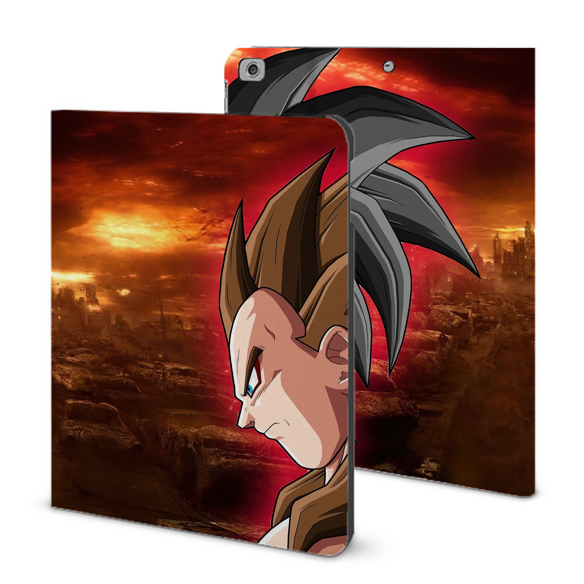 （画像用） ドラゴンボール DRAGON BALL IPad ケース ブック型 PUレザー TPU 耐衝撃 軽量 薄型 ペン収納なし 全面保護 IPad 各モデル対応